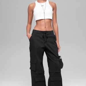Mid-Rise Scout Cargo Pant - Black
